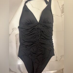 Janzten Black Swimsuit Size 10